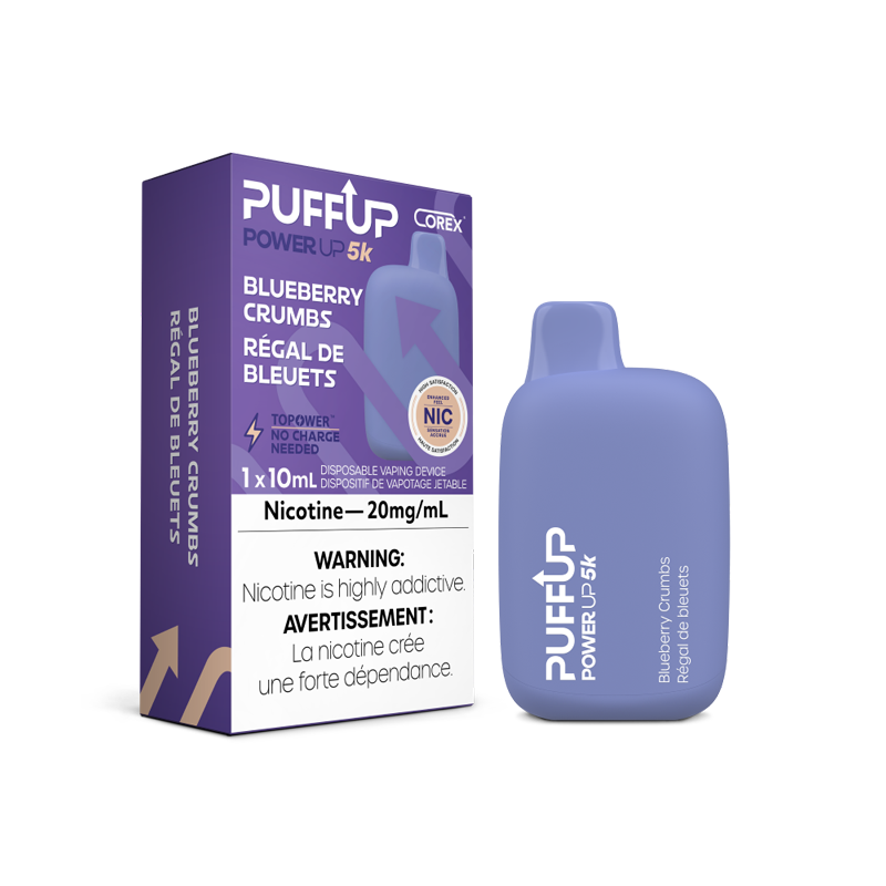 PuffUP Power Up 5K Puff - BLUEBERRY CRUMBS