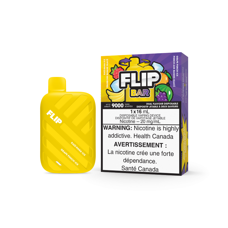 Flip Bar - RAZZ NANNA ICE / GRAPE PUNCH ICE