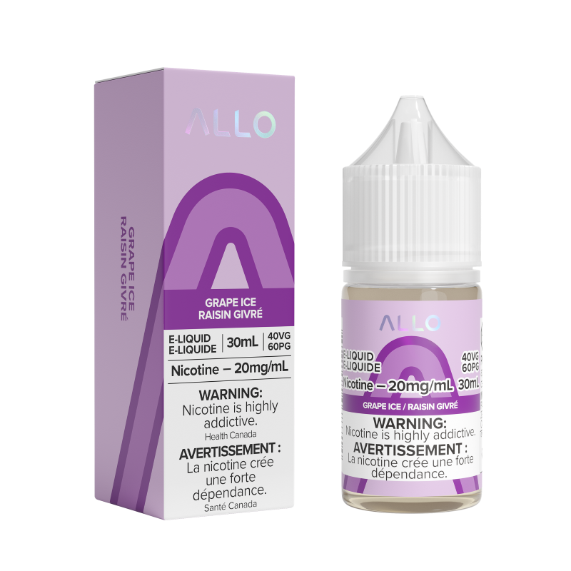 Allo E-Liquid Salt- GRAPE ICE
