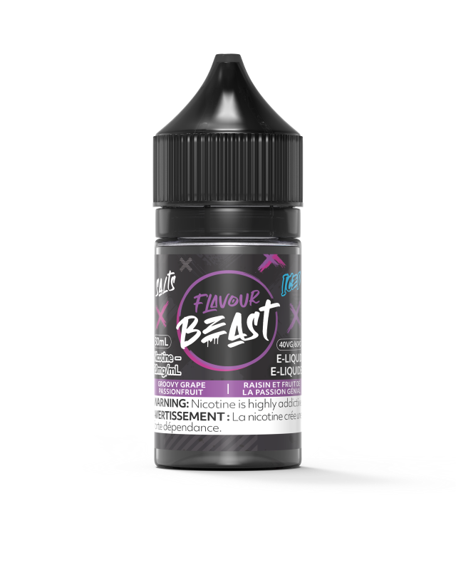 Flavour Beast Salt - GROOVY GRAPE PASSIONFRUIT ICED