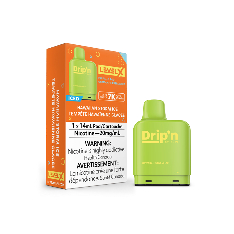 DRIPN LEVEL X Pods 14mL - HAWAIIAN STORM ICE