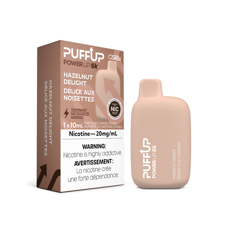 PuffUP Power Up 5K Puff - HAZELNUT DELIGHT