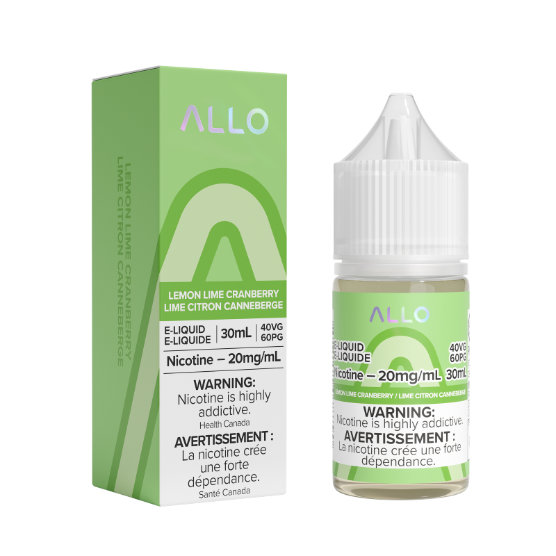 Allo E-Liquid Salt- LEMON LIME CRANBERRY