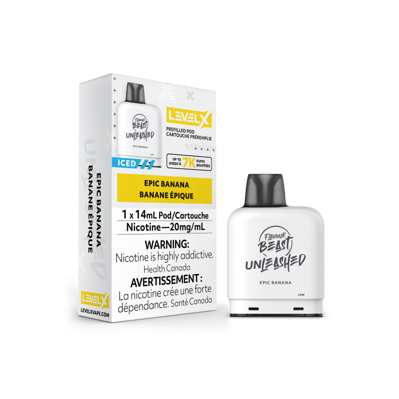 Flavour Beast UNLEASHED Pod 14ml - EPIC BANANA
