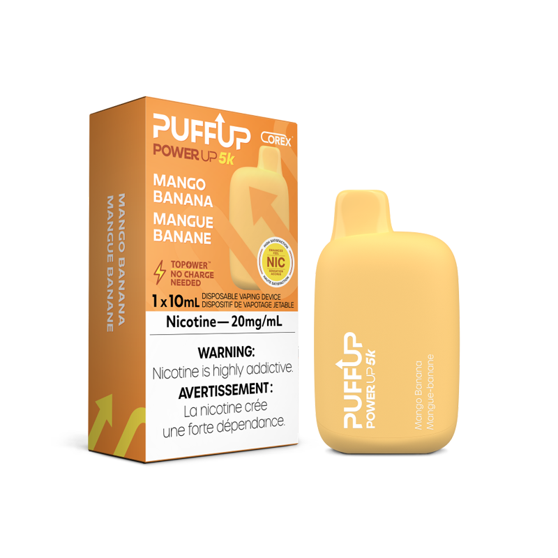 PuffUP Power Up 5K Puff - MANGO BANANA