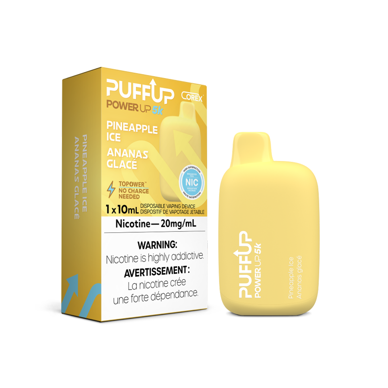 PuffUP Power Up 5K Puff - PINEAPPLE ICE