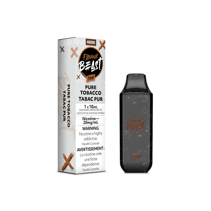 Flavour Beast Flow Disposable 4000 - PURE TOBACCO