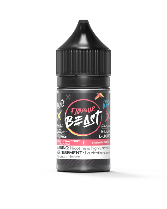 Flavour Beast Salt - STR8 UP STRAWBERRY BANANA ICED