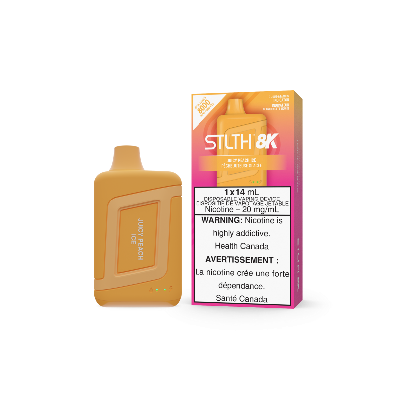 STLTH 8K Disposable - JUICY PEACH ICE