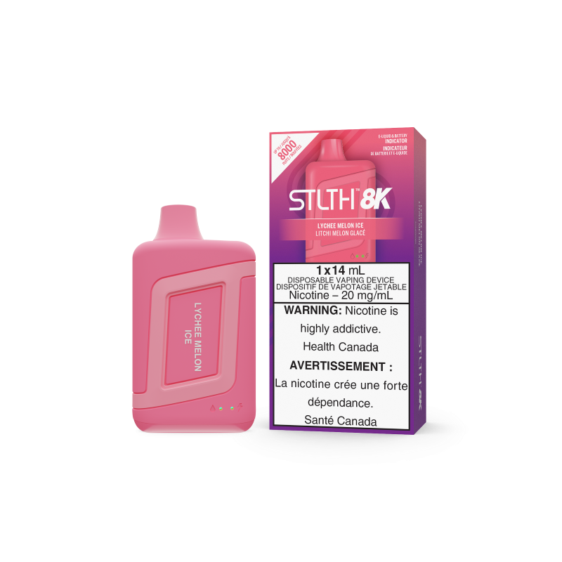 STLTH 8K Disposable - LYCHEE MELON ICE