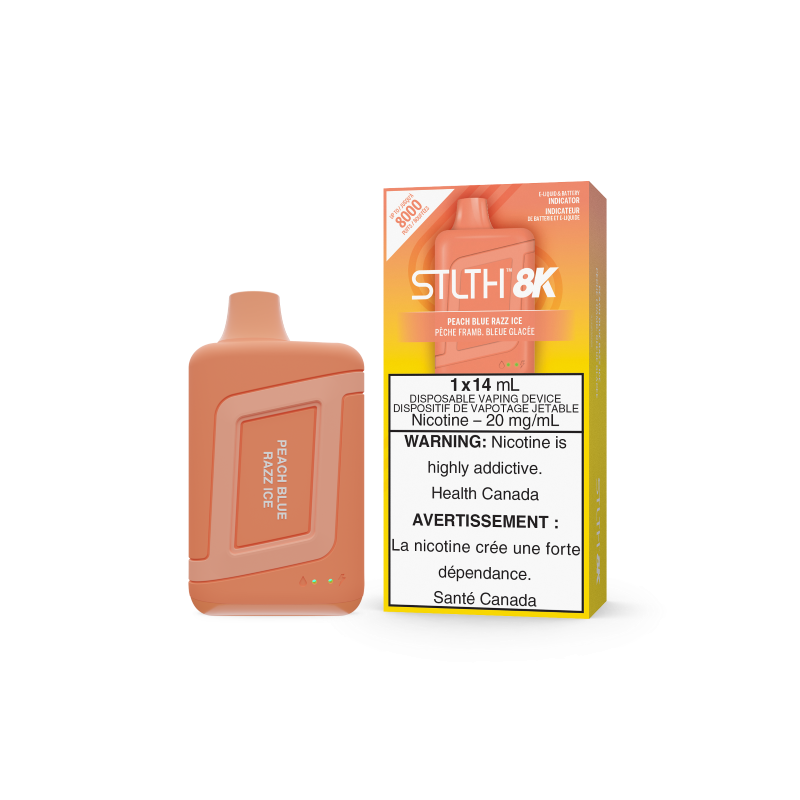 STLTH 8K Disposable - PEACH BLUE RAZZ ICE