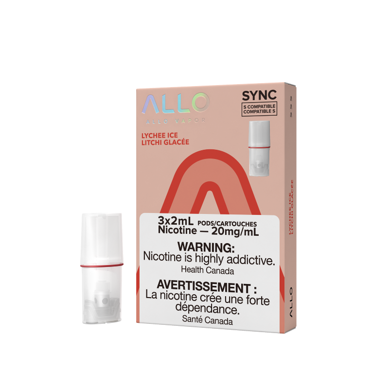 Allo Sync Pods 3pk. - LYCHEE ICE
