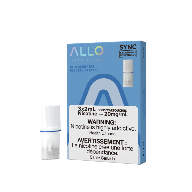 Allo Sync Pods 3pk. - BLUEBERRY ICE