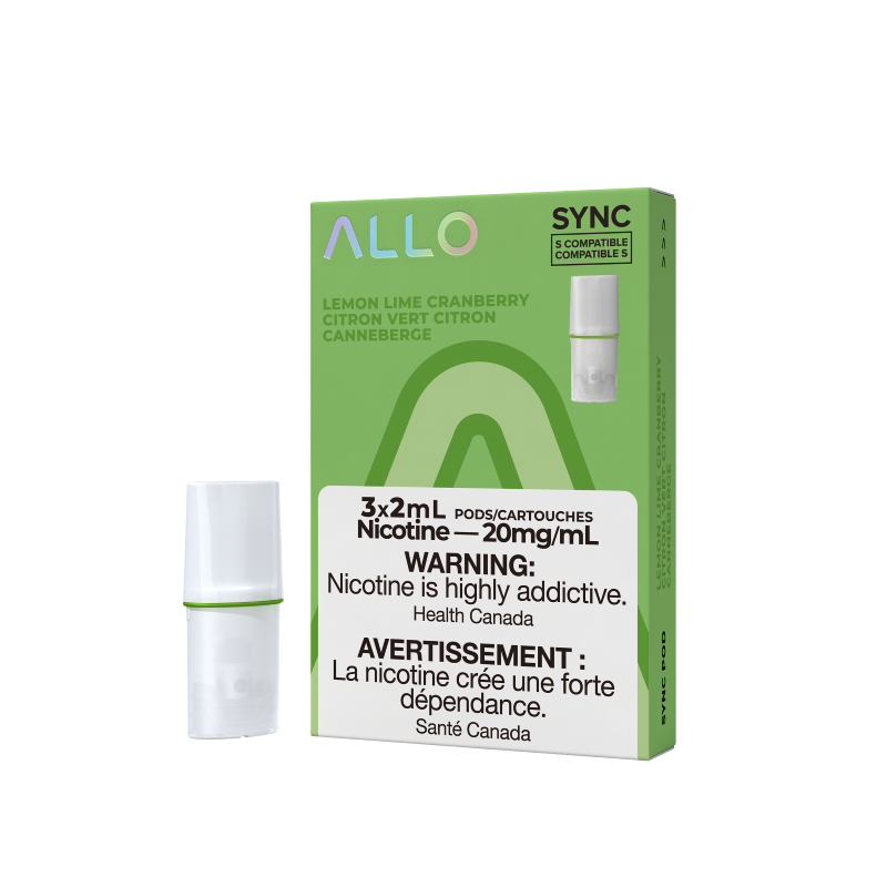 Allo Sync Pods 3pk. - LEMON LIME CRANBERRY