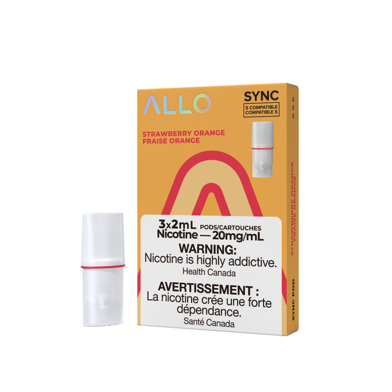 Allo Sync Pods 3pk. - STRAWBERRY ORANGE