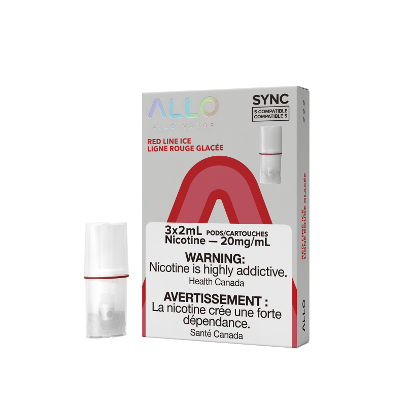 Allo Sync Pods 3pk. - RED LINE ICE