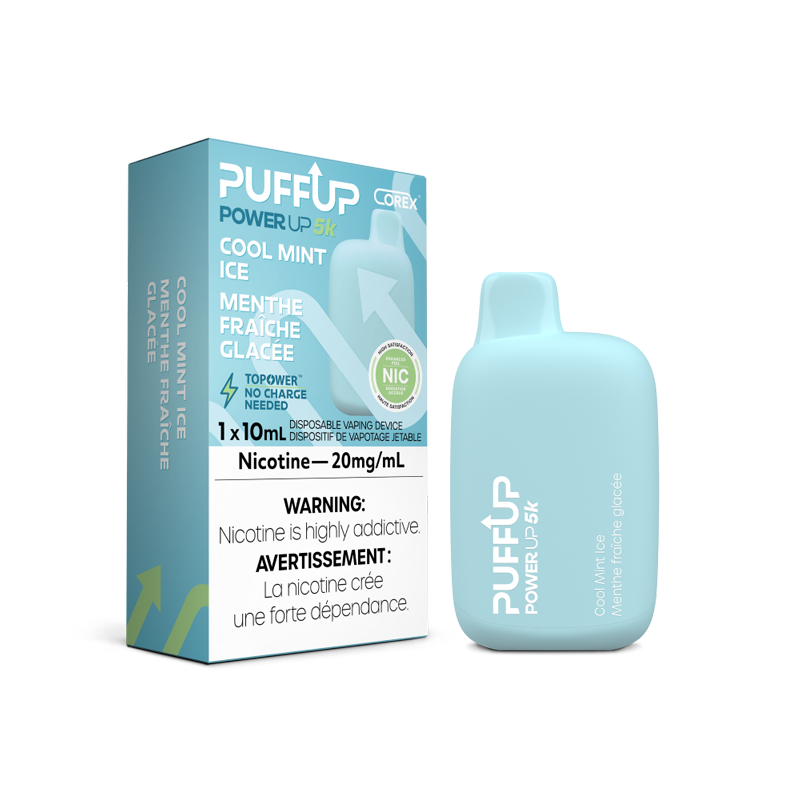 PuffUP Power Up 5K Puff - COOL MINT ICE