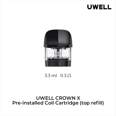 Uwell CROWN X Replacement Pod - 2pk. [CRC]