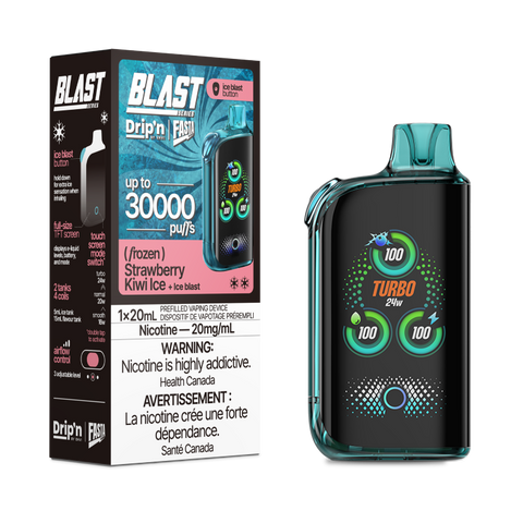 Dripn Fasta Blast 30K - STRAWBERRY KIWI ICE