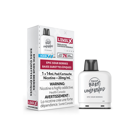 Flavour Beast UNLEASHED Pod 14ml - EPIC SOUR BERRIES