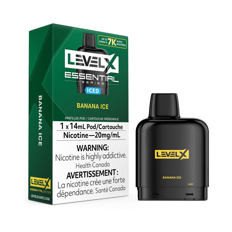 Flavour Beast ESSENTIAL Series Level X Pods 14ml - BANANA ICE