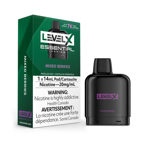 Flavour Beast ESSENTIAL Series Level X Pods 14ml - MIXED BERRY