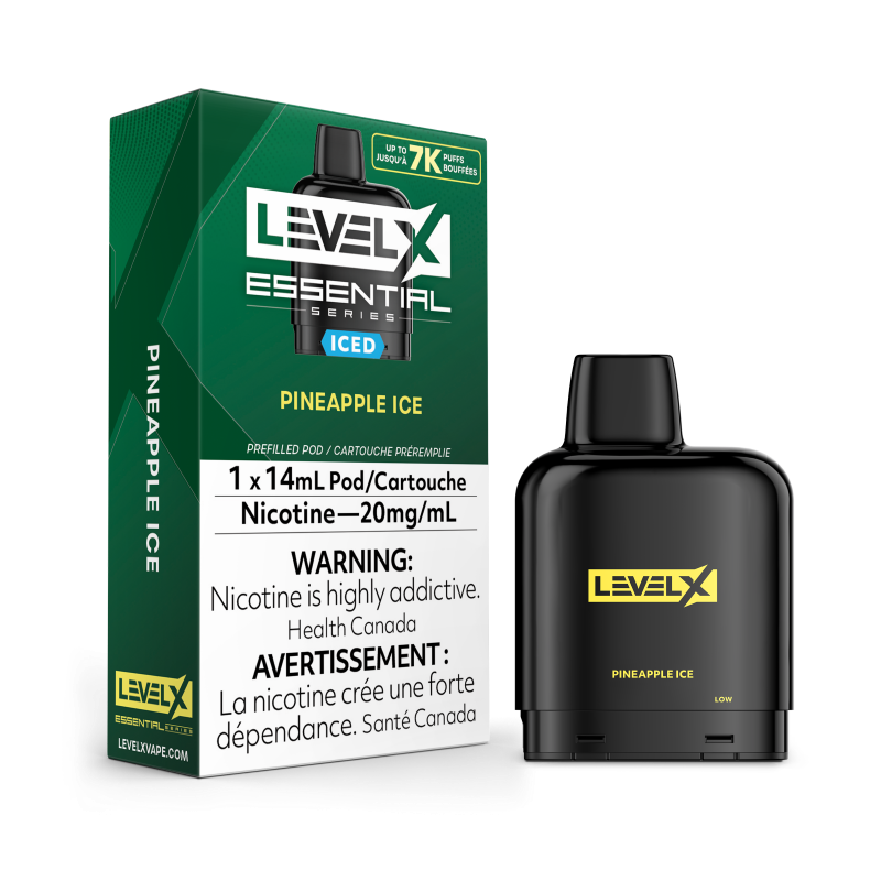 Flavour Beast ESSENTIAL Series Level X Pods 14ml - PINEAPPLE ICE