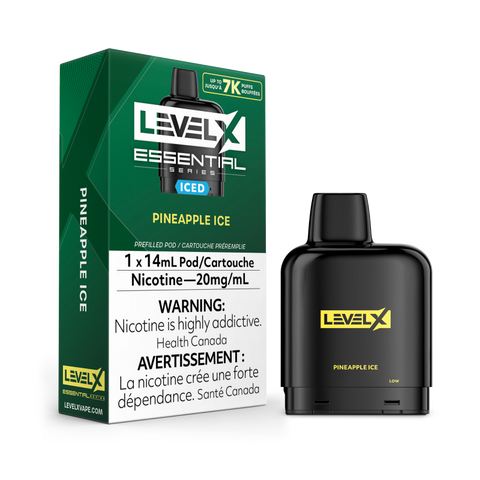 Flavour Beast ESSENTIAL Series Level X Pods 14ml - PINEAPPLE ICE