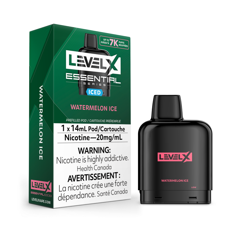 Flavour Beast ESSENTIAL Series Level X Pods 14ml - WATERMELON ICE
