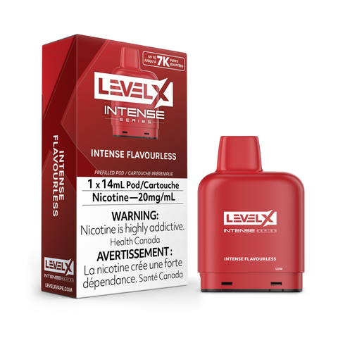 Level X INTENSE Series Level X Pods 14ml - INTENSE FLAVOURLESS