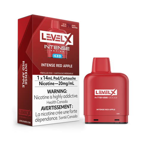 Level X INTENSE Series Level X Pods 14ml - INTENSE RED APPLE