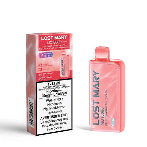 Lost Mary MO10000 - BLUE DRAGON FRUIT PEACH