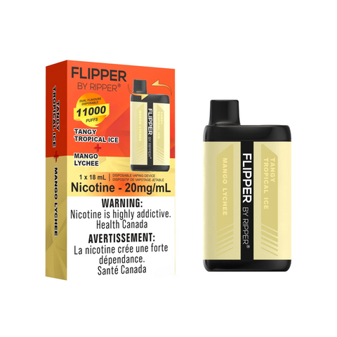 FLIPPER by RIPPER - MANGO LYCHEE + TANGY TROPICAL ICE