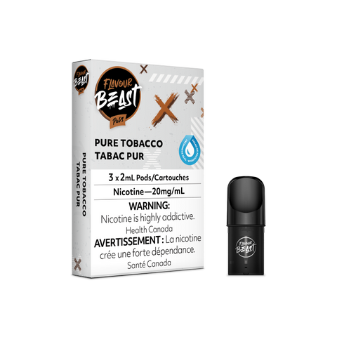 Flavour Beast Pods 3pk. - Pure Tobacco