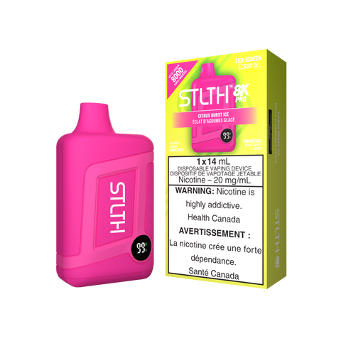 STLTH 8K PRO DISPOSABLE - CITRUS BURST ICE