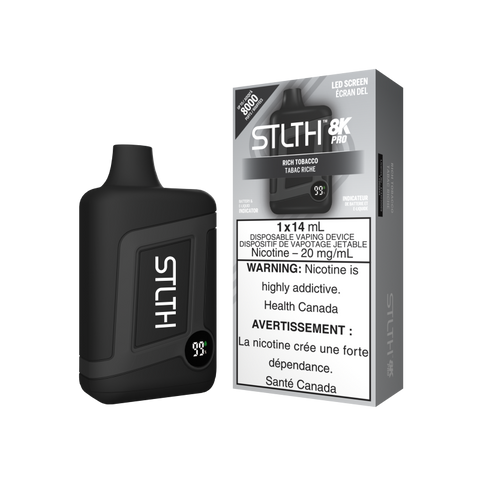 STLTH 8K PRO DISPOSABLE - RICH TOBACCO