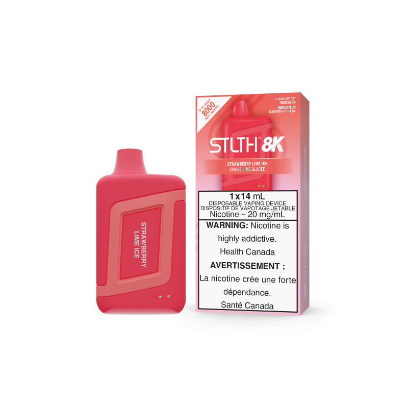 STLTH 8K Disposable - STRAWBERRY LIME ICE