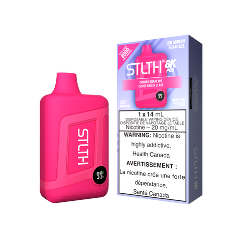 STLTH 8K PRO DISPOSABLE - CHERRY GRAPE ICE