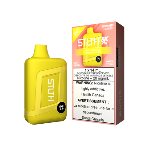 STLTH 8K PRO DISPOSABLE - LEMON SQUEEZE ICE