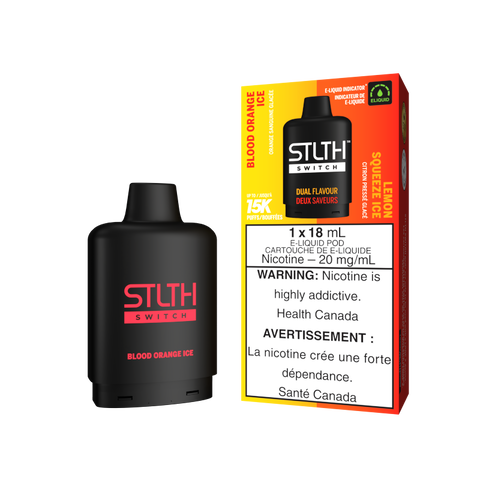 STLTH SWITCH Pods 18ml - BLOOD ORANGE ICE & LEMON SQUEEZE ICE