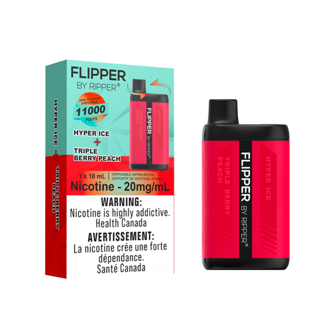 FLIPPER by RIPPER - TRIPPLE BERRY PEACH + HYPER ICE
