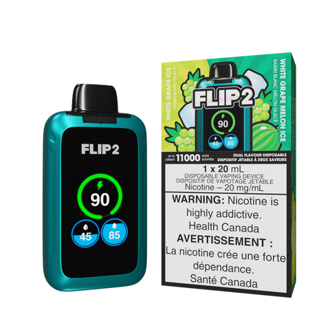 FLIP 2 - WHITE GRAPE ICE & WHITE GRAPE MELON ICE