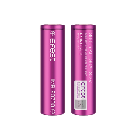 Efest IMR 20700 LiMn 3000mAh 30A