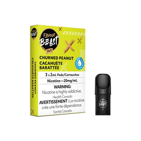 Flavour Beast Pods 3pk. - CHURNED PEANUT