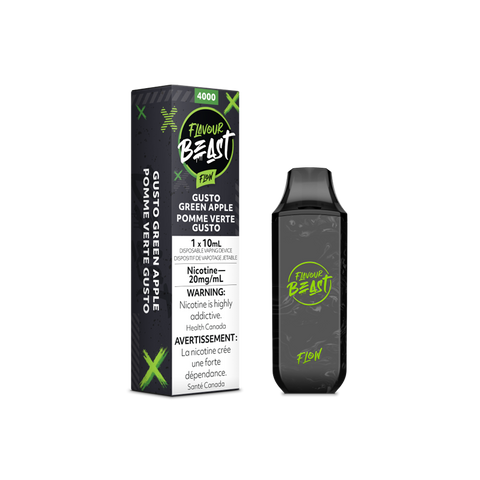 Flavour Beast Flow Disposable 4000 - GUSTO GREEN APPLE