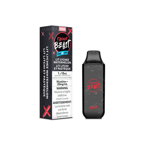 Flavour Beast Flow Disposable 4000 - LIT LYCHEE WATERMELON ICED