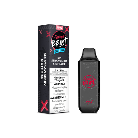 Flavour Beast Flow Disposable 4000 - SIC STRAWBERRY ICED